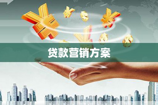 莱城贷款营销方案