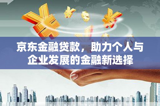 卓尼京东金融贷款，助力个人与企业发展的金融新选择