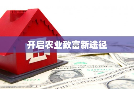 旗津开启农业致富新途径