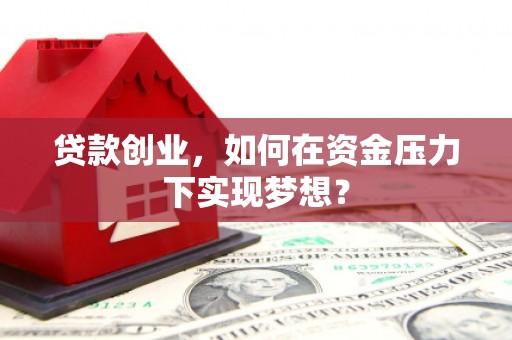 土默特左旗贷款创业，如何在资金压力下实现梦想？