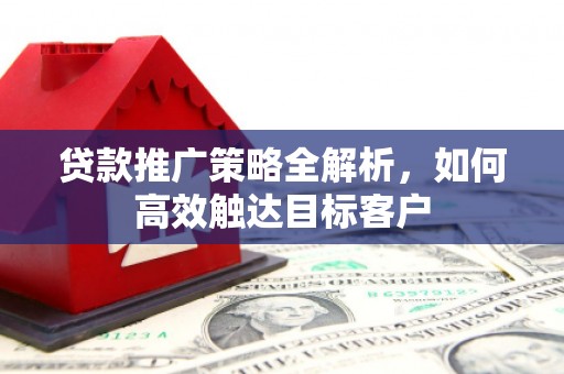 中正贷款推广策略全解析，如何高效触达目标客户