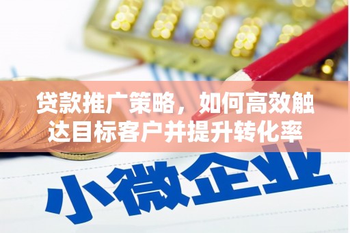 士林贷款推广策略，如何高效触达目标客户并提升转化率