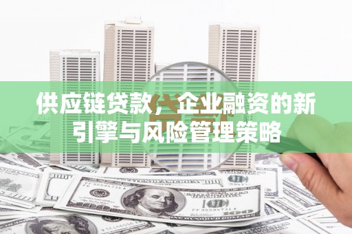 永登供应链贷款，企业融资的新引擎与风险管理策略