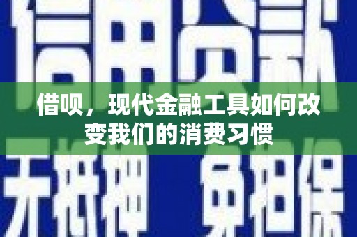 新竹借呗，现代金融工具如何改变我们的消费习惯