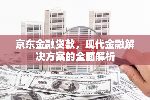 新沂京东金融贷款，现代金融解决方案的全面解析