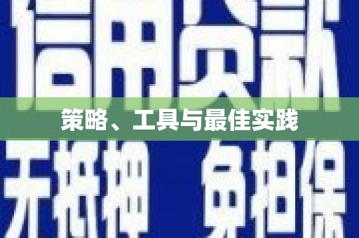 寿丰策略、工具与最佳实践