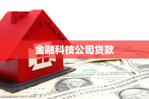 枣庄金融科技公司贷款