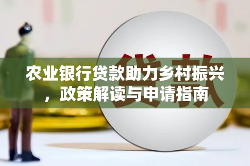 临潭农业银行贷款助力乡村振兴，政策解读与申请指南