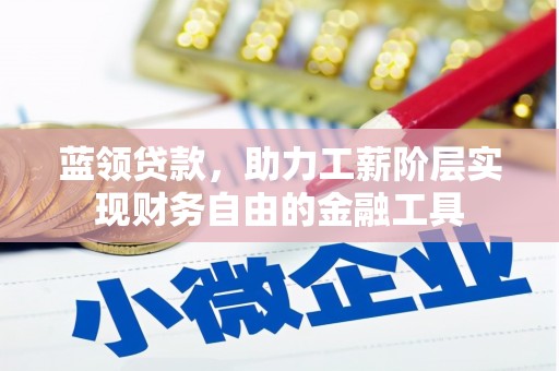 大社蓝领贷款，助力工薪阶层实现财务自由的金融工具