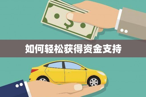 洪山如何轻松获得资金支持