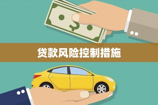 黔东南贷款风险控制措施